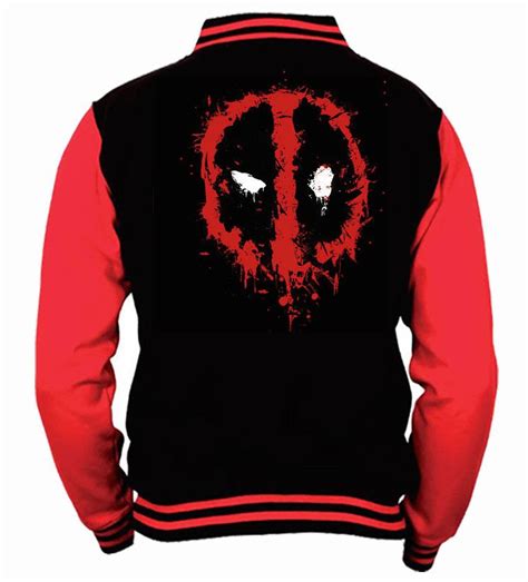 Deadpool Splat Logo Official Licensed Varsity Jacket - Nerd Merch | Deadpool outfit, Nerd merch ...