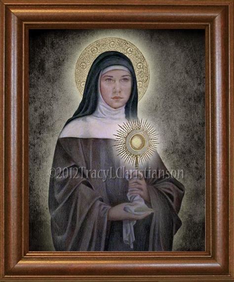 St. Clare of Assisi Framed - Portraits of Saints