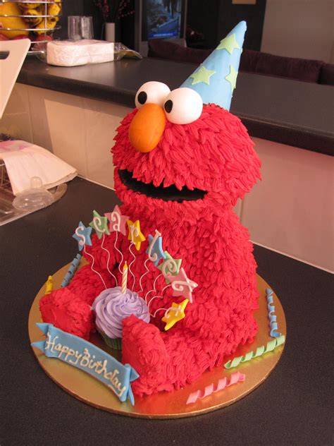 Party Elmo — Misc 3D Cakes | Elmo birthday cake, Elmo cake, Elmo birthday party