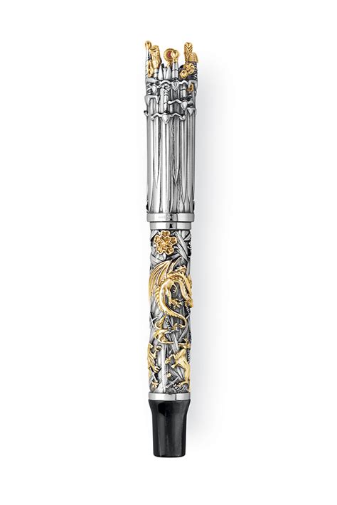 Montegrappa – Game of Thrones Sterling Silver The Iron Throne Rollerball