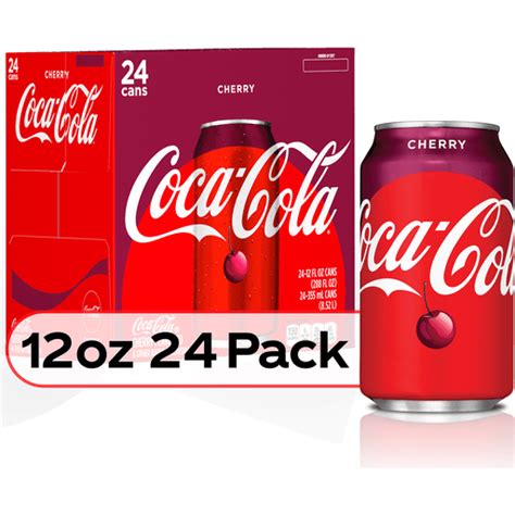 Coca-Cola Cherry Cans, 12 fl oz, 24 Pack | Grocery | My Country Mart ...