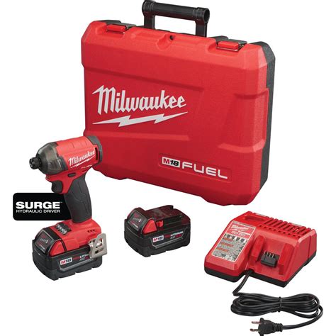 Milwaukee M18 FUEL SURGE Brushless 1/4 In. Hex Hydraulic Cordless Impact Driver Kit | Do it Best