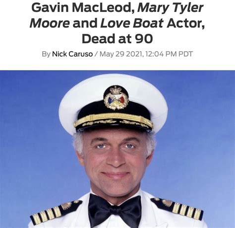 RIP Gavin MacLeod in 2024 | Movie stars, Celebrities who died, Vintage ...