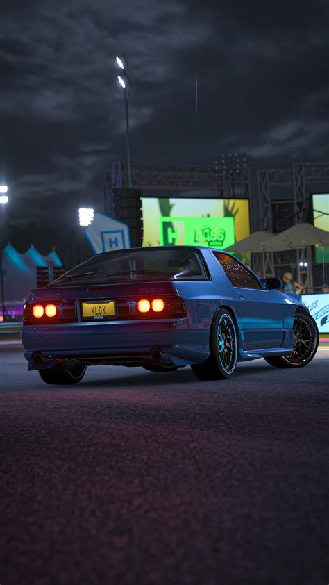 RX-7 Savanna at the festival : r/ForzaWallpapers