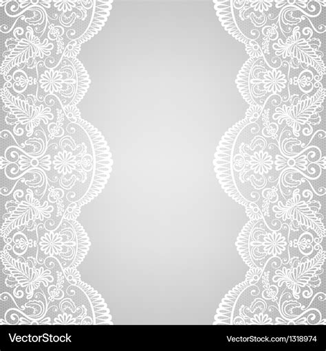 Lace border Royalty Free Vector Image - VectorStock