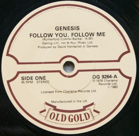 Genesis - Follow You, Follow Me (1982, Vinyl) | Discogs