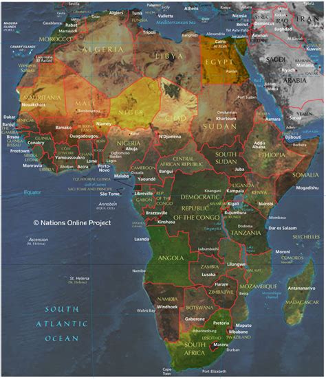 Small Africa Map