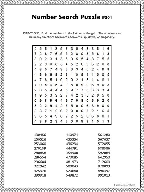 Math Puzzle Worksheet Printable 001 in 2020 | Printable numbers, Free printable numbers, Number ...