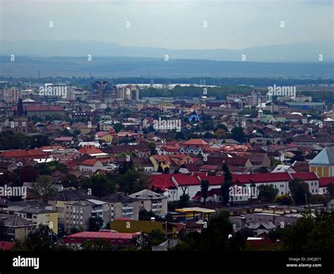 aerial view of Baia Mare city Stock Photo - Alamy