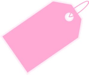 Pink Tag Clip Art at Clker.com - vector clip art online, royalty free & public domain