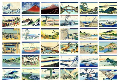 Hokusai 36 Views Of Mount Fuji