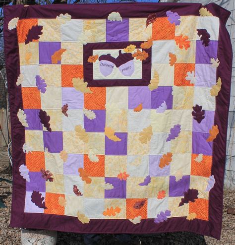 Purple Oak Leaf Quilt | DanaK~WaterPenny | Flickr