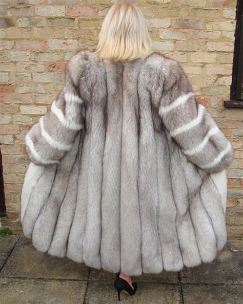 This is my absolutely lovely SAGA Full Length Blue Fox Fur which is now for sale at ...