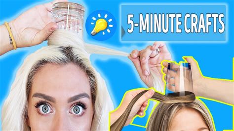 Trying Hacks from 5-Minute Crafts 25 COOL HAIRSTYLES TO MAKE (UNDER A ...