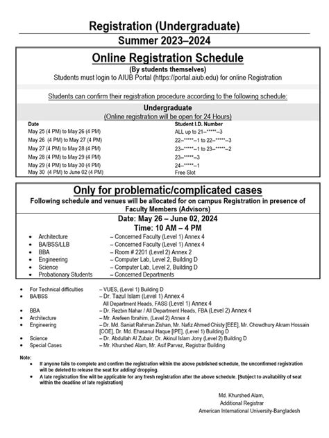 Registration Flowchart Summer 2023 24 | PDF | Bangladesh