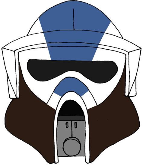 Clone Trooper Helmet 501st Legion - Star Wars Trooper