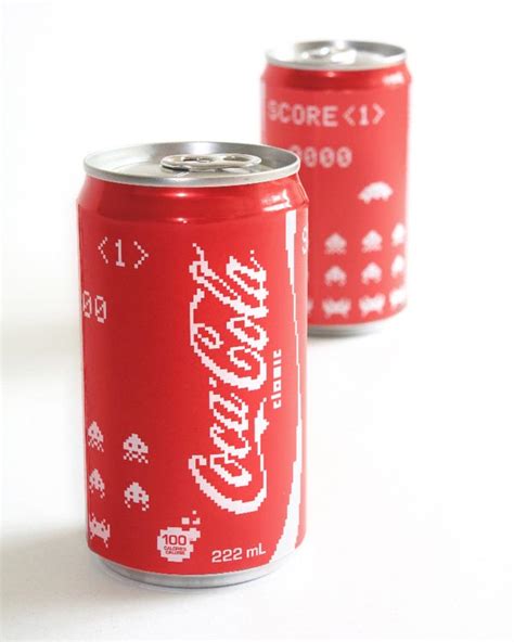 Space Invaders Inspired Coca-Cola Cans | Gadgetsin