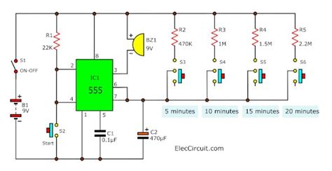 Timer Circuits Using 555 Ic