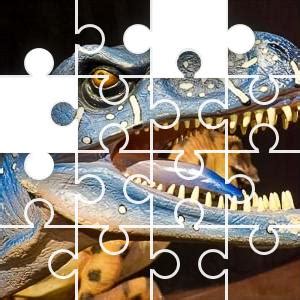 Daily Jigsaw Puzzle 2022-11-11 Velociraptor Gray - JigZone.com