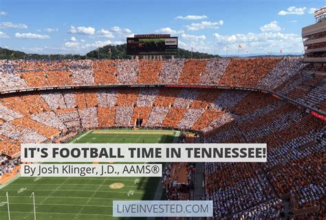 It’s Football Time in Tennessee – By Josh Klinger, J.D., AAMS® | TVAMP