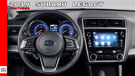 2019 Subaru Legacy Features - YouTube