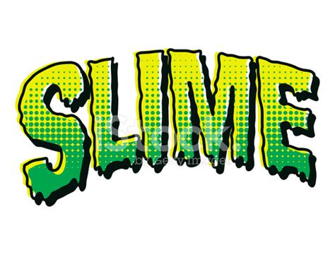 Vintage Horror Comic Book Lettering: Slime Stock Vector - FreeImages.com