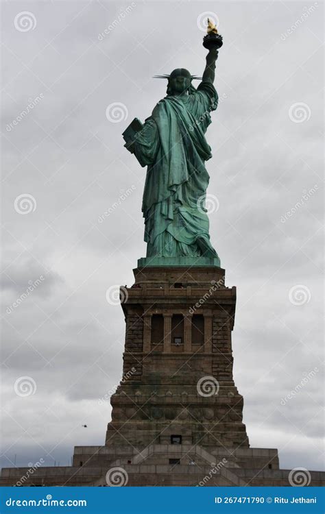 Statue of Liberty, in New York City Stock Photo - Image of architecture ...