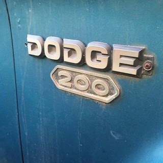 1960s Dodge 200 badge | Chromeography from daily pandemic wa… | Flickr