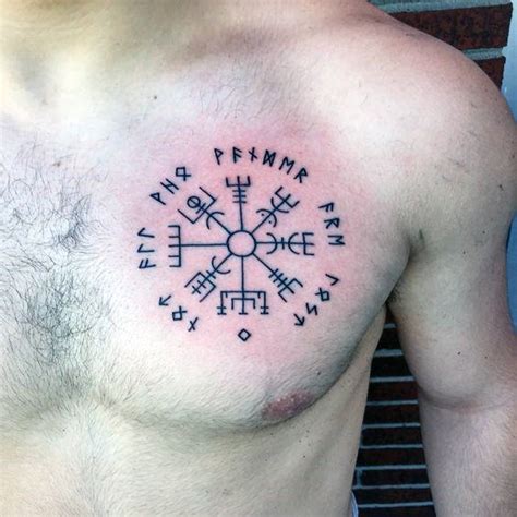 80 Rune Tattoos für Männer - germanische Schriftzug Design-Ideen - Mann Stil | Tattoo