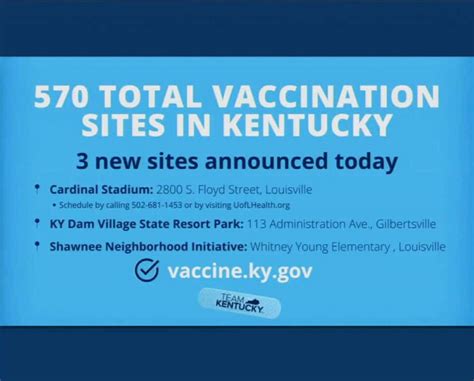 Vaccination Site Open at Kentucky Dam Village — City of Calvert