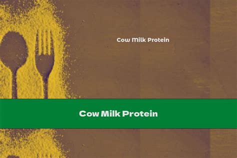 Cow Milk Protein - This Nutrition