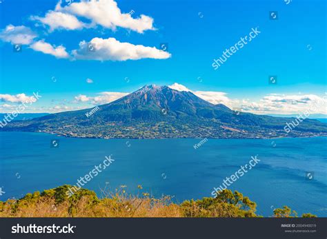 Volcano Sakurajima Kagoshima City Japan Stock Photo 2004940019 ...