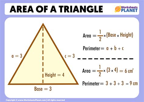 Area of a Triangle (Formula + Example)