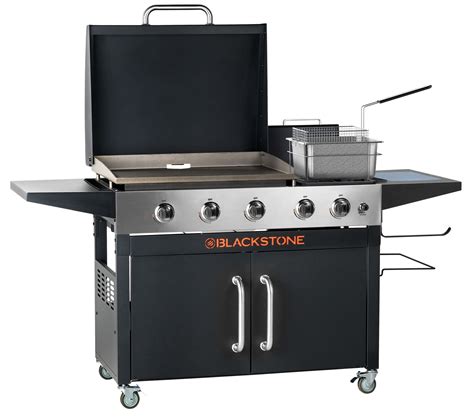 Blackstone 28 inch outdoor flat top gas grill griddle station - milzoqa