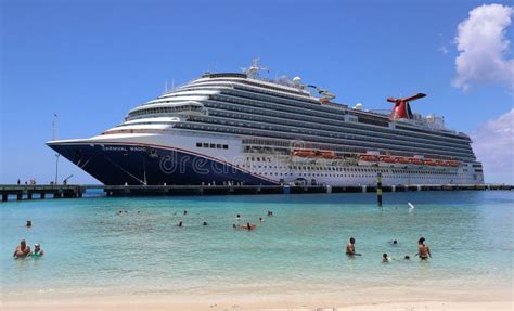 Grand Turk Beach Cruise Port Terminal in Turks and Caicos Editorial Image - Image of island ...