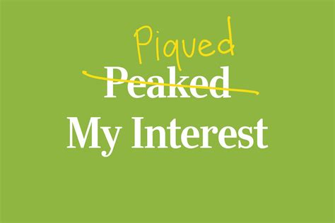 Why Do We Say "Piqued My Interest"? | Reader's Digest