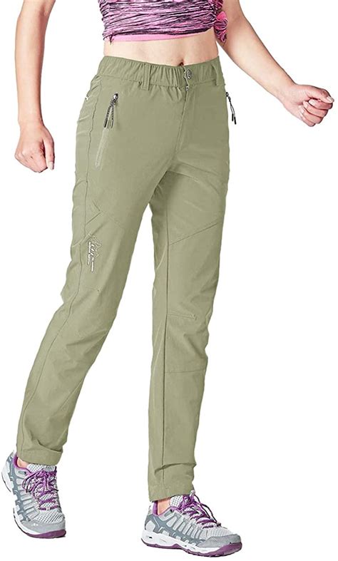 Gopune Women's Outdoor Hiking Pants Lightweight Quick Dry Water Resistant Mountain Trouser price ...