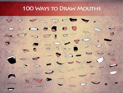 100 Ways To Draw Mouths by Destron23 | Drawings, Draw, Drawing tutorial