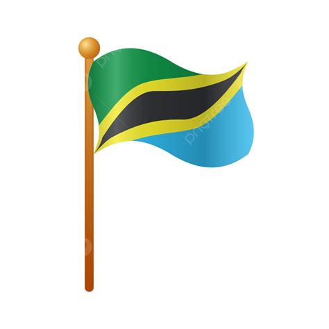 Gambar Bendera Tanzania, Tanzania, Bendera, Bendera Tanzania Transparan PNG dan Vektor dengan ...