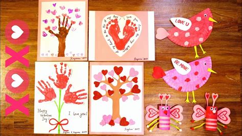 Valentines DIY Art & Crafts For Toddlers/Preschooler | Kids Valentines ...