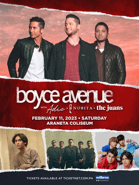 BOYCE AVENUE WITH ADIE, NOBITA AND THE JUANS LIVE IN CONCERT FOR ...