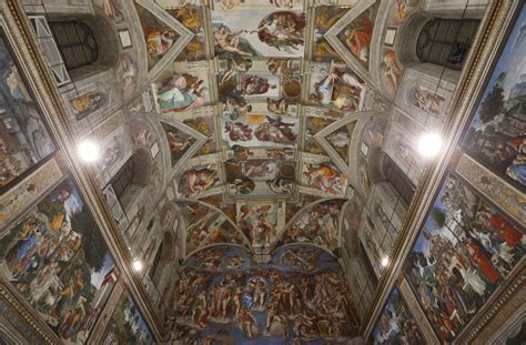 Sistine Chapel illuminated with new LED lighting at Vatican | The ...