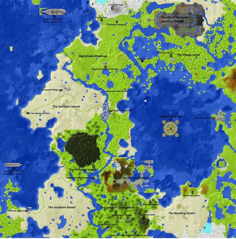 [ADV/SURV/BOSSFIGHT] Open World RPG map! Pellagia, Land of the dying ...