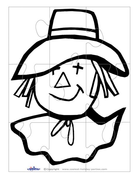 Scarecrow Face Template Printable Free