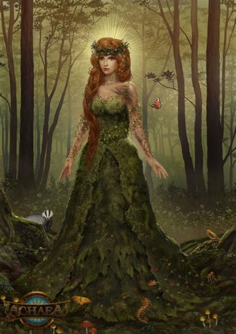 Image | Gaia, the Wildwood Queen | Mother nature goddess, Goddess art, Nature goddess