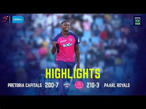 Pretoria Capitals v Paarl Royals | Match Highlights | Betway SA20 | SuperSport