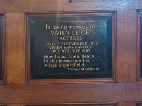 Vivien's memorial plaque St.Paul's The Actors Church.Covent Garden London. | Memorial plaque ...