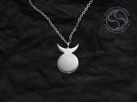 Horned God Pendant Wiccan Symbol Stainless Steel Horned God | Etsy