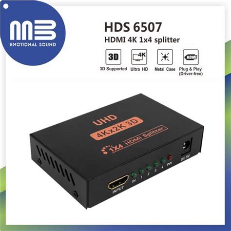 Buy Wholesale China Hdmi Splitter 1x4 V1.4 Support 3d 4kx2k & Hdmi 4k 1x4 Splitter | Global Sources