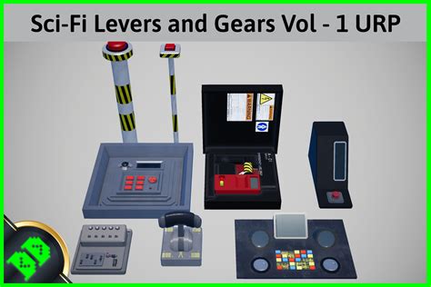 Sci-Fi Levers and Gears Vol - 1 URP | 3D Electronics | Unity Asset Store